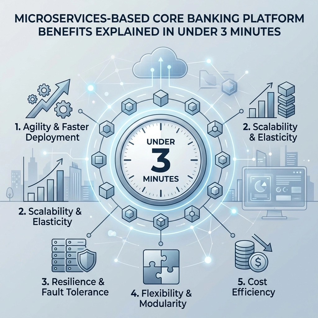 Microservices-Based Core Banking Platform Benefits Explained in Under 3 Minutes